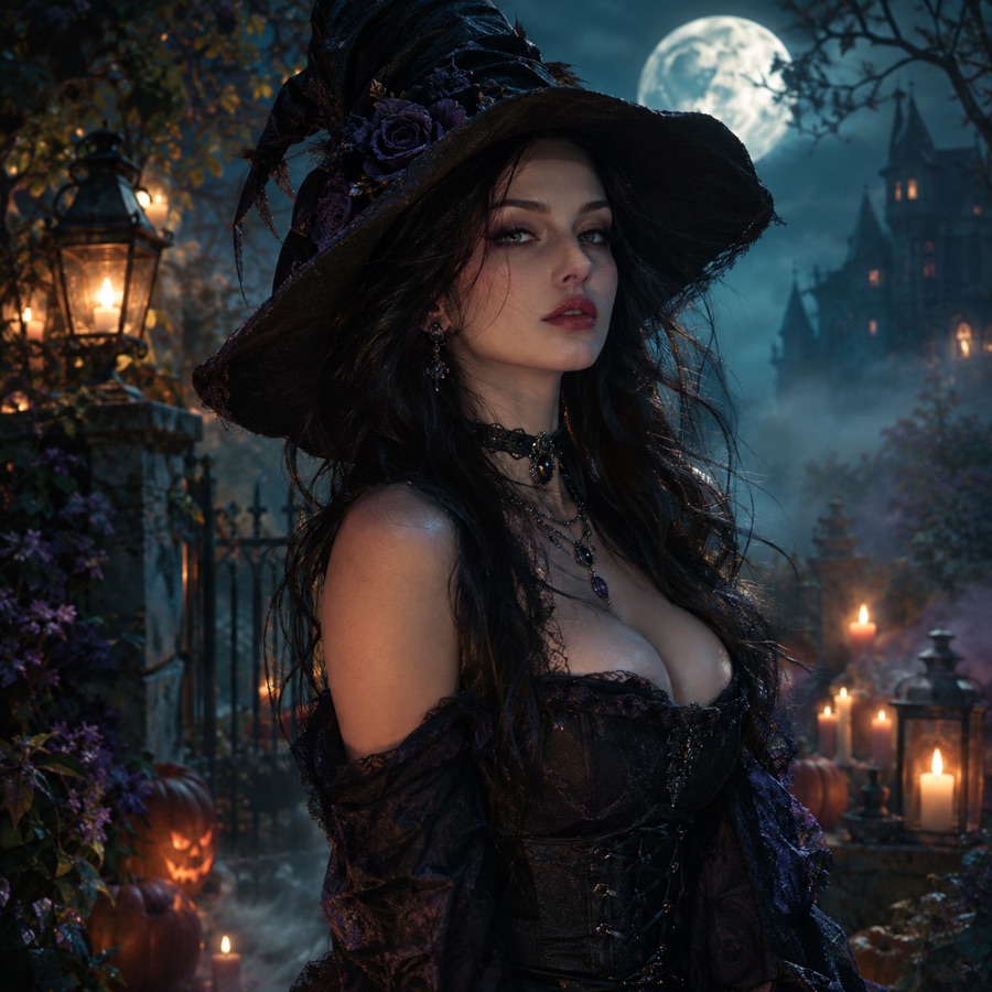 Original video concept frame with a moonlit portrait, drifting fog and a slow camera push-in